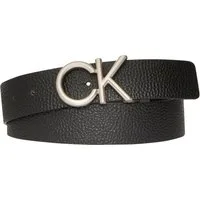 Calvin Klein Ledergürtel CK HALLMARK LOGO 35MM ADJ/REV