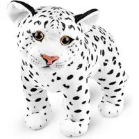 BRUBAKER Kuscheltier Leopard - 30 cm Stofftier - Baby Plüschtier (1-St., Raubkatze Stehend), Kinder Plüsch Spielzeug