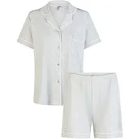 By Louise Shorty Sleep Chic (Set, 2 tlg., 2-teilig) Damen Pyjama Button Down Kurzarm geknöpft