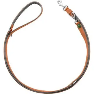 Hunter Verstellbare Führleine Neopren lachs 1,5 cm, 2 m