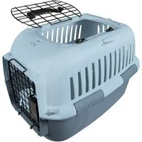 EBI Hunde-Transportbox EBI Transportbox Adventurer - Blau Maße / max. Gewicht: 49 x 32 x