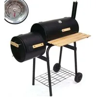 Apex Holzkohlegrill BBQ Holzkohlegrill Barbecue 56510 Smoker Grill Standgrill Räucherofen