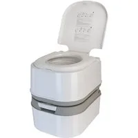 Montafox Campingtoilette Mobile Camping Toilette mit Kolbenpumpe 24 Liter