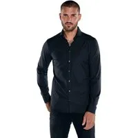 emilio adani Langarmhemd Herren Hemd "My Favorite", Schwarz
