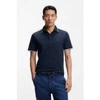 BOSS ORANGE Poloshirt Passertip mit BOSS Logo-Badge