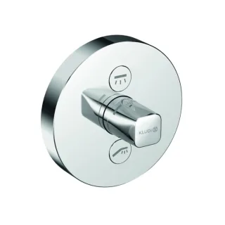 Kludi Push Fertigmontageset 387120538 Unterputz-Armatur, rund, chrom