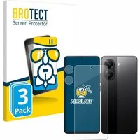 BROTECT Displayschutzglas Folie für Xiaomi Poco X7 Pro (Display+Kamera), 3 Stück, Schutzfolie Glas Panzer Display Schutz klar