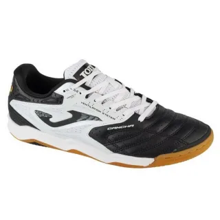 Joma - Herren Hallenfußball-Trainingsschuhe "Cancha 2501" (Weiß/Schwarz)