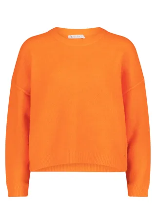 Betty & Co - Strickpullover neon orange - Gr. - 36