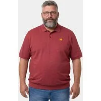 Men Plus Poloshirt Poloshirts 2er-Pack Bauchfit Basic Piqué Halbarm