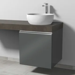 Sanipa WTU mit Tür A: links 2morrow (L2360L) 510x500x520 Anthrazit-Glanz, L236079L L236079L