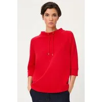 Olsen Sweatshirt Sweatshirt mit Turtle-Neck und Bindeband