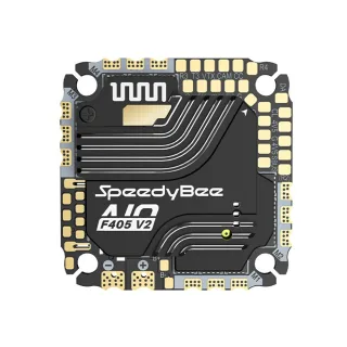 25.5x25.5mm Speedybee F405 V2 40A AIO with CNC F405 Flight Controller & 3-6S BLHeli_S 4in1 ESC for FPV Racing Drone DIY