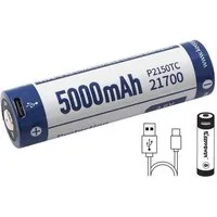 Keeppower 21700 Li-Ion Akku 3,7V 5000mAh mit USB Akku