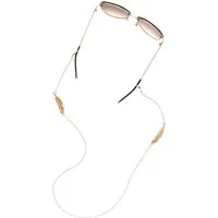 LASCANA Brillenkette Zartes Brillenband mit Federornament, Perfekt zu Brille oder Sonnenbrille oder als Maskenkette