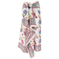 Guru-Shop Sarong Leichter Pareo Schal, Sarong, handbedrucktes..