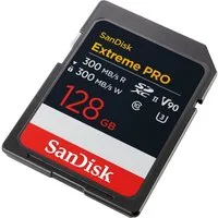 Sandisk SDXC Extreme PRO Speicherkarte (128 GB, UHS-I Class 10, 300 MB/s Lesegeschwindigkeit)