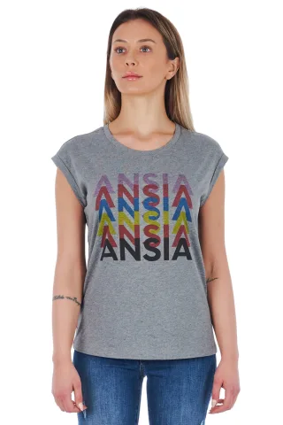 Frankie Morello Ggrigiomelange T-Shirt