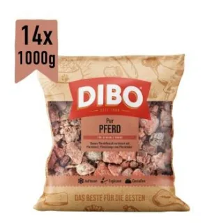 DIBO Frostfutter Pferdefleisch 14x1 kg