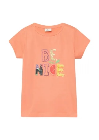 s.Oliver - T-Shirt orange - Gr. - 98