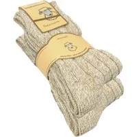 normani Thermosocken 2 Paar Norwegersocken aus Schafwolle (2 Paar) natürlich warm