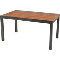 MERXX Gartentisch Ausziehtisch (1-St), folierte Tischplatte in Holzoptik