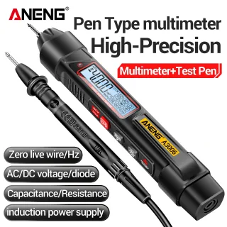ANENG A3006 Multifunctional Electric Digital Multimeter Pen Type Intelligent Voltage Detector with Zero Fire Line Detect