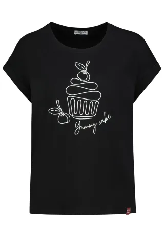 Authentic Style - RE9CIFQtU2hpcnQgUHJpbnQg black - Gr. - S