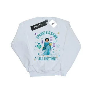Disney - "Princess Jasmine Sparkle And Shine" Sweatshirt für Mädchen (Weiß)