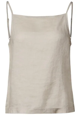 Street One Studio - Blusentop mit Knopfdetail beige - Gr. - 38