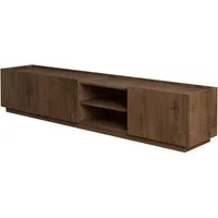 MIRJAN24 TV-Schrank Mirtu 200 (mir drei Klappen) 200x40x37 cm, Klappenbremse