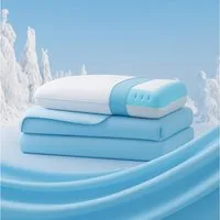 Elemuse Microfaserbettdecke Sommerdecke + Kopfkissen Bettwaren Set Bettdecken und Gelschaum kissen, Füllung: Lenzing Tencel Polyester Sorona und Gelschaum, Atmungsaktive Weich Bequem Bettdecke Set, OEKO-TEX®