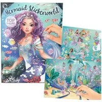 Depesche Stickerbuch DEPESCHE TOPModel Metallic Stickerworld MERMAID - Meerjungfrauen Stick