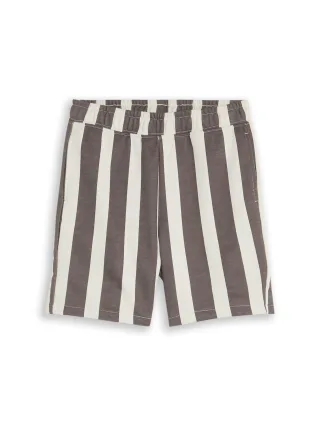 tom tailor kids - Sweat-Shorts mit Muster grey off white vertical stripe - Gr. - 134