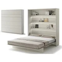 Compleo Schrankbett Vertical Wandklappbett Lenart Bed Concept, Ideal für kleine Räume