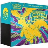 The Pokémon Company Sammelkarte Pokemon Mega Entwicklung Erhabene Helden Top Trainer Box ME2.5 Deutsch