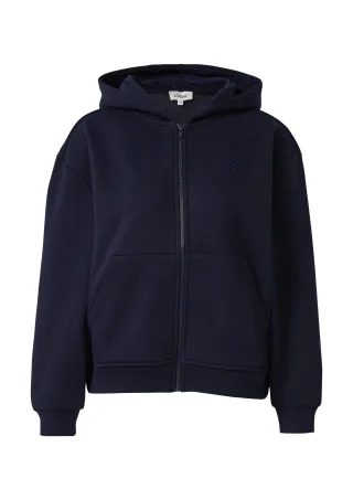 s.Oliver - Sweatshirt Jacke blau - Gr. - 46
