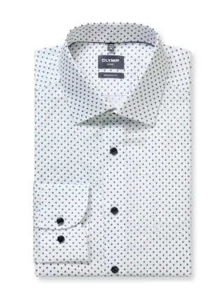 OLYMP - Modern Fit: Businesshemd weiß - Gr. - 39