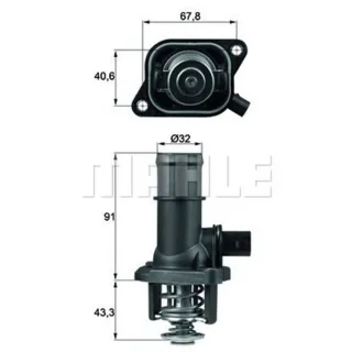 Behr Thermostat mit Dichtung Audi Seat Skoda VW TI16105 1,6