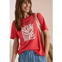 CECIL T-Shirt Sommerschirt, Rundhals, Baumwollmix mit Modal