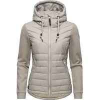 Ragwear Outdoorjacke Sandrra Steppjacke aus modernem Materialmix mit Kapuze