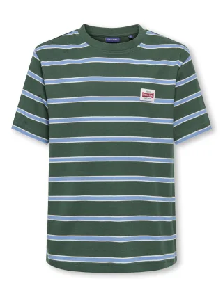 KIDS ONLY - OSJDAWSON RLX SS STRIPE TEE Pineneedle - Gr. - 164