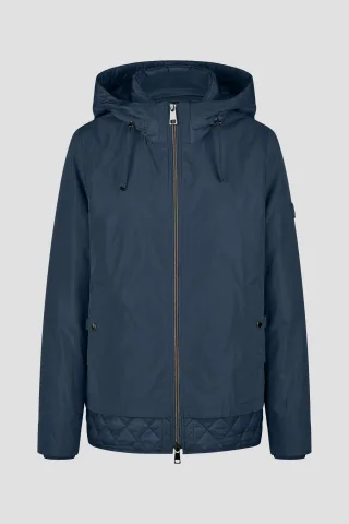 Barbara Lebek - Jacke mit Kapuze navy - Gr. - 48