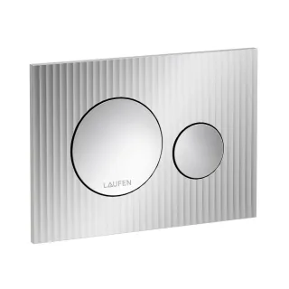 Laufen Betätigungsplatte MOONDANCE INEO mit Zweimengenbetätigung chrom, H9001160040001 H9001160040001