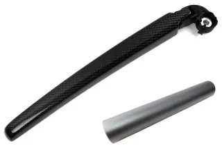 Heckwischer Frontwischer Scheibenwischer Arm Design Folie Set in Grau Matt