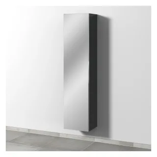 Sanipa 3way Hochschrank mit 1 Doppelspiegeltür, Anthrazit-Matt BR15222