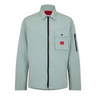 Hugo - Hemdjacke für Herren, Baumwolle (Hellgrün)