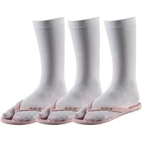 FussFreunde Zehensocken 3 Paar Zwei-Zehen-Socken, Bambussocken, Sandalen-Socken, Tabi Socken (3 Paar) supersoft aus Bambus-Viskose
