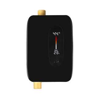 Tevorex 3800W 220V Tankless Electric Water Heater, Smart Wall-Mounted Instant Shower Heater with Adjustable Thermostat f