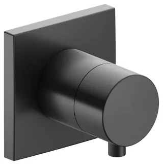 Keuco 2-Wege Umstellventil IXMO Comfort 59556, eckig, Schwarzchrom gebürstet,59556131002 59556131002